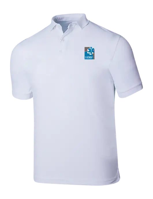 Callaway Ottoman Bright White Polo w/NAEMSP Logo