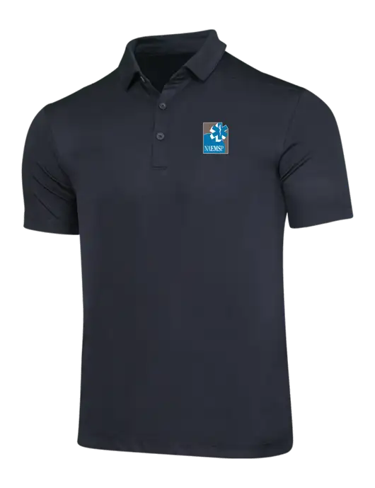 Black Posi-UV Pro Polo w/NAEMSP Logo