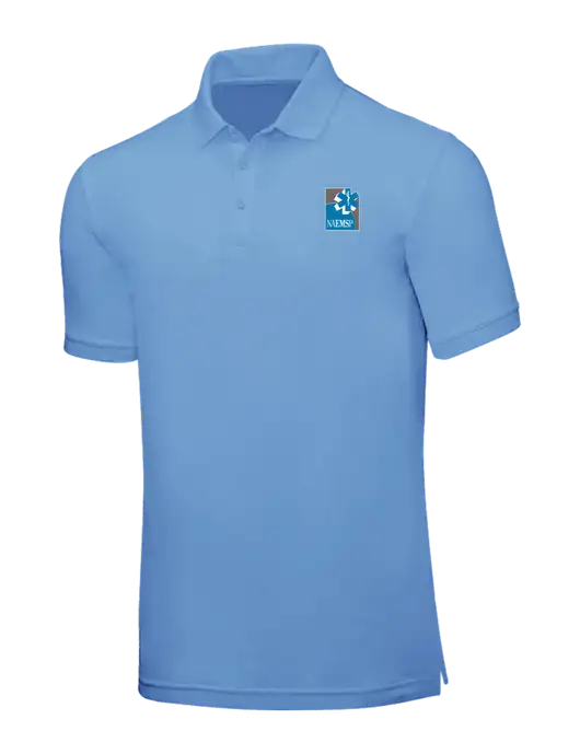Carolina Blue Core Classic Pique w/NAEMSP Logo