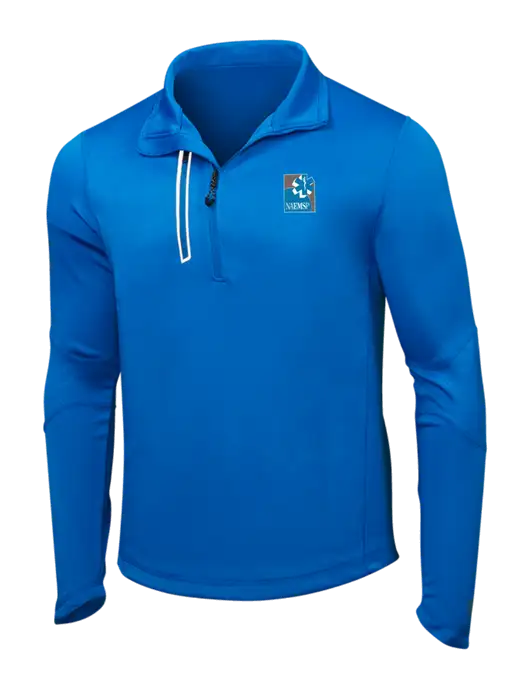 OGIO Electric Blue Endurance Fulcrum 1/4 Zip w/NAEMSP Logo