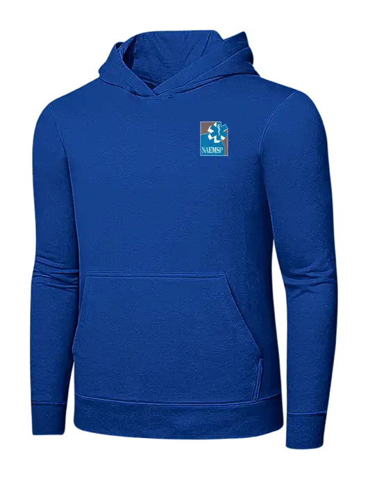 True Royal 7.8 oz Ring Spun Hooded Sweatshirt w/NAEMSP Logo
