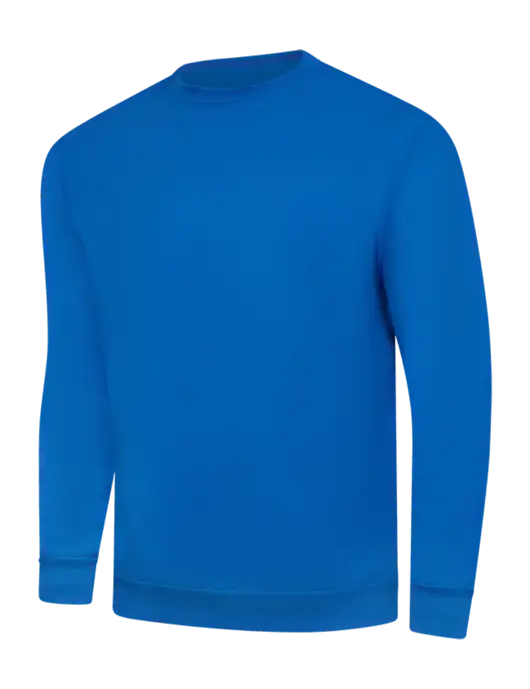 True Royal 9 oz 50/50 Cotton/Poly Crew Sweatshirt w/NAEMSP Logo