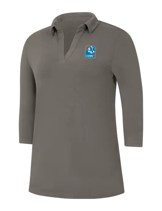Womens Dark Grey Luxe Knit Tunic w/NAEMSP Logo