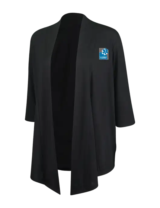 Black Womens Concept Shrug w/NAEMSP Logo