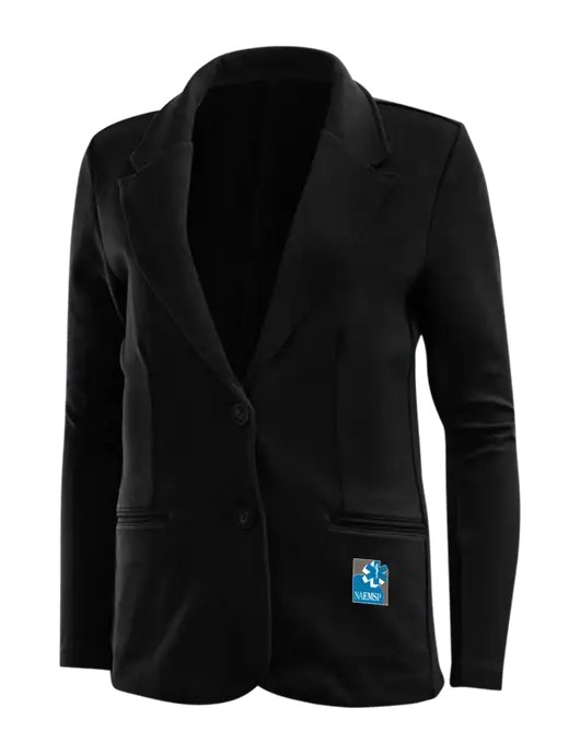 Black Womens Knit Blazer w/NAEMSP Logo